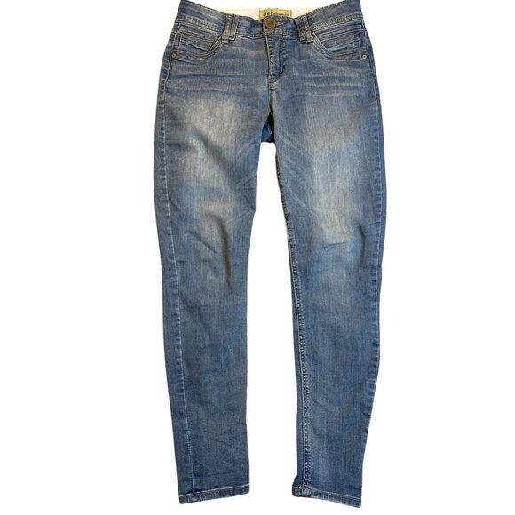 Democracy Womens Jeans Size 2 Ab Technology Skinny Light Wash Stretch Denim - Picture 1 of 10